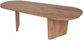 Masuta cafea OVALIS, pin, PAL, 130x65x40 cm