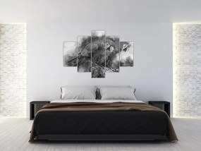 Tablou - Acuarelă papagali (150x105 cm)