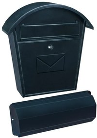 Cutie poștală Aosta Set cu suport ziare negru