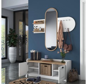 Mobilier Hol Vosiku 3 (alb + Nuc) . 1093953