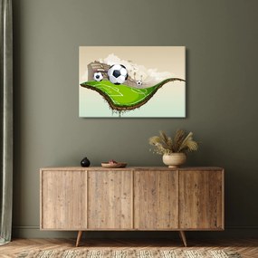Tablou - Teren de fotbal (90x60 cm)