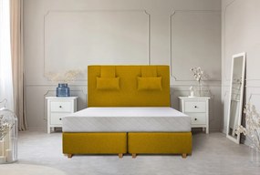 Saltea SuperOrtopedica KONFORTA+ 18 cm, 120x200x18 cm, Husa matlasata, hipoalergenica, Reversibila, Fermitate Medie