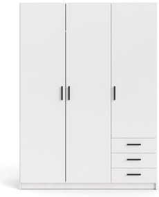 Șifonier alb 147x200 cm Sprint – Tvilum