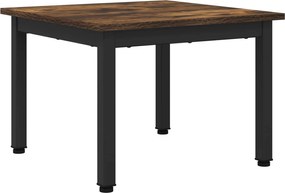 vidaXL Masă de cafea Stejar fumuriu 50 x 50 x 36 cm Lemn compozit