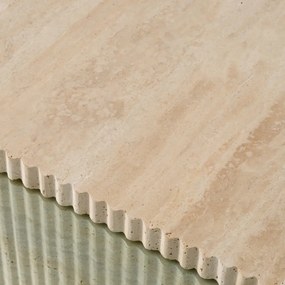 Masuta LUX realizata manual din travertin Brindisi