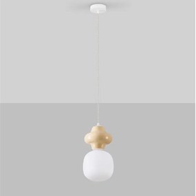 Pendul ceramic design modern CHIC galben