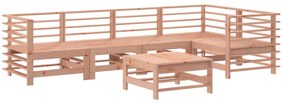 3186478 vidaXL Set mobilier relaxare grădină, 6 piese, lemn masiv Douglas