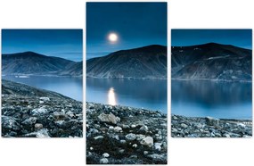 Tablou - Islanda noaptea (90x60 cm)