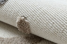 Covor YOYO EY78 alb / bej - Nor, Curcubeu, puncte pentru copii, Franjuri - SECUNDAR-COTATI PRODUSUL