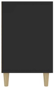 Servanta, negru, 100x36x60 cm, lemn prelucrat 1, Negru