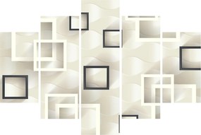 Tablou geometric abstract (150x105 cm)