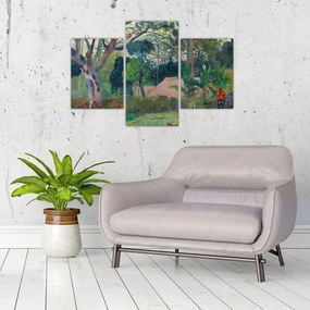 Tablou - Paul Gauguin, Te raau rahi (The Big Tree), reproducere (90x60 cm)