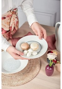 Suport din ratan pentru farfurie Tiseco Home Studio, ⌀ 36 cm, alb