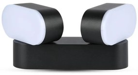 LED lampă flexibilă de perete exterior 2xLED/12W/230V IP65 negru