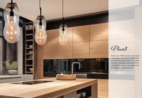 Pendul, Lustra design LUX din sticla suflata PINATI, H-68cm