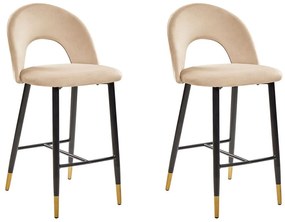Set 2 buc scaun tip bar Fabian (bej). 1078837