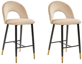 Set 2 buc scaun tip bar Fabian (bej). 1078837