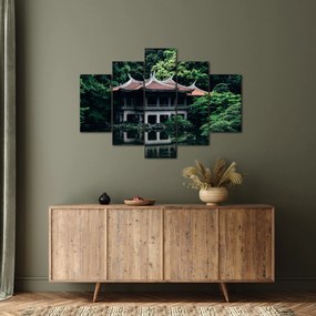 Tablou cu grădina japoneză națională (150x105 cm)