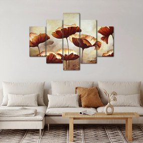 Tablou flori roșii (150x105 cm)