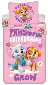 Lenjerie de pat pentru copii din microfibră pentru pat de o persoană 140x200 cm Paw Patrol – Jerry Fabrics