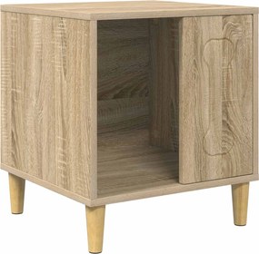 vidaXL Casă pentru câini Sonoma 44 x 42 x 49 cm Lemn compozit