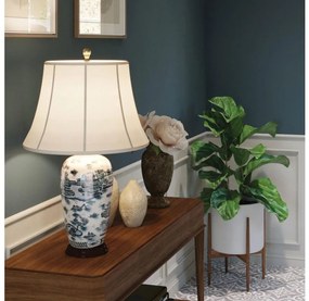 Lampă de masă Elstead BLUE-TRAD-WP-TL BLUE TRADITIONAL 1xE27/60W/230V