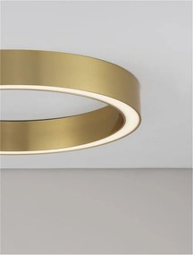 Lustra/Plafoniera LED design slim circular STING Bronz 60cm