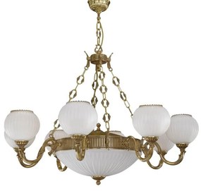 Candelabru clasic din alama 8+3 design italian 9350