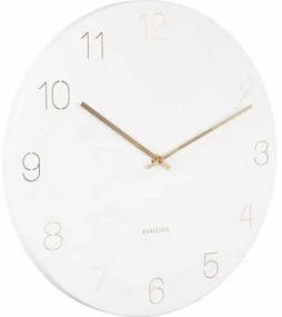 Ceas de design, de perete, Karlsson 5762WH, diam. 40 cm