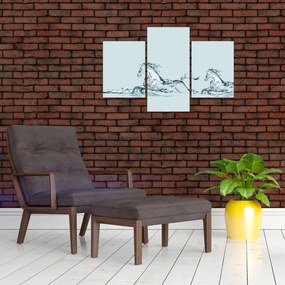 Tablou - Cai din picături de apă (90x60 cm)