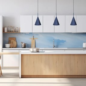 Lustră pe cablu CAPITAL 1xGX53/15W/230V, Ø 17 cm, albastră