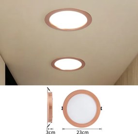 Immax NEO 07331L - LED reglabil, corp încastrat DOWN, 36W/230V, Wi‑Fi Tuya, Ø 23 cm, roz