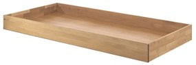 Set FORREST OAK format dintr-un Pat copii supraetajat (90 x 200 cm), un sertar și o bară de siguranță.