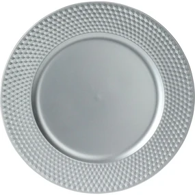 Suport farfurie Silver Cubes, 33 cm