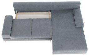 Coltar stanga Culoare Gri / Mustar, PANOS Varianta de colt: Colt Stanga