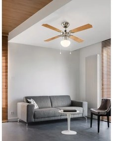 Eglo 56035 - Ventilator de tavan cu LED, 1x E27/4,9W/230V, Ø 106,6 cm