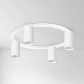 Brilagi - Plafonieră LED RGBW reglabilă SELE 4xGU10/6,5W/230V albă