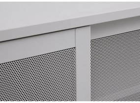 Comodă TV gri din metal 160x55x45 cm Veep – Unique Furniture