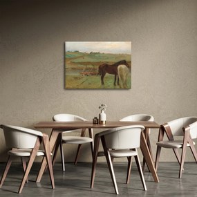 Tablou - Edgar Degas, Horses in a Meadow, reproducere (70x50 cm)