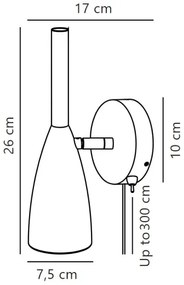 Spot de perete DFTP by Nordlux PURE 1xGU10/8W/230V gri