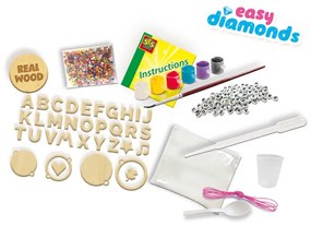 Set creativ copii - Bijuterii cu margele si litere