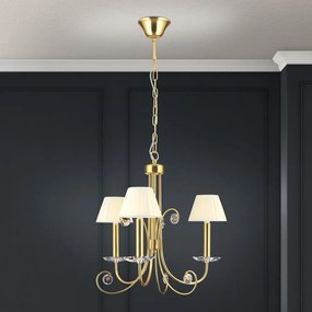 Candelabru stil clasic cu cristal K9 ARIANE 3L auriu