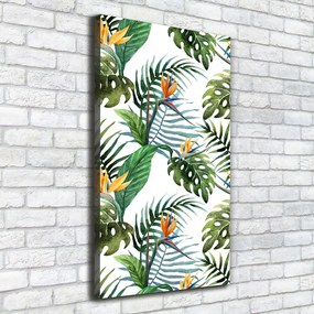 Imprimare tablou canvas Frunze tropicale