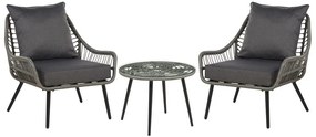 Set mobilier de grădină Lauza (gri). 1080816
