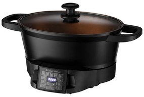 Multicooker Russell Hobbs Good-to-Go 28270-56, 750W, 6.5L, 8 programe, Timer, Manere reci, 59% mai eficient energetic, Usor de curatat, Negru