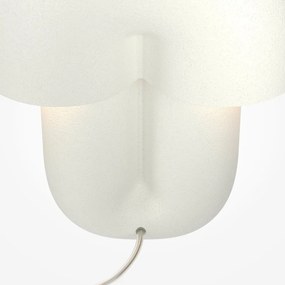 Veioza decorativa LED din ceramica Hope alb mat