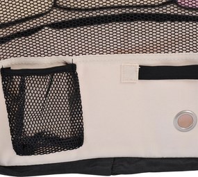 PawHut Parc pliabil pentru câini și pisici, țarc portabil pentru animale mici, impermeabil din țesătură Oxford Ø90x41 cm Roz | Aosom Romania