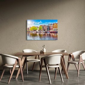 Tablou - Case dansatoare, Amsterdam (90x60 cm)