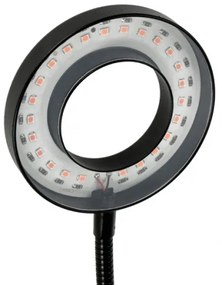 Lampă LED flexibilă dimabilă de masă cu clemă pentru creșterea plantelor VITARO 2xLED/4W/230V negru