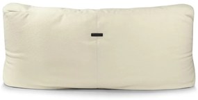 Fotoliu bean bag crem cu tapițerie din țesătură bouclé Sofa Tube 190 – SLOWDOWN